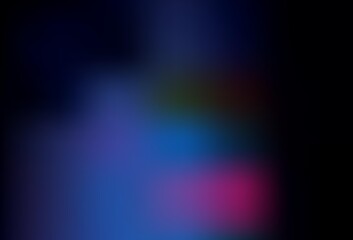 Dark Pink, Blue vector blurred and colored pattern.