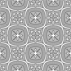 Seamless pattern. Vintage decorative elements
