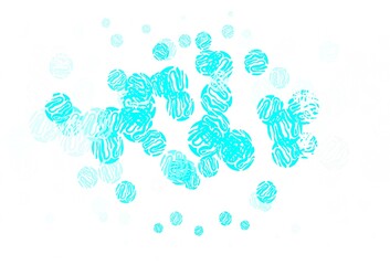 Light BLUE vector template with wry lines.