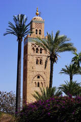 Fototapeta na wymiar Mosque building in Marrakech
