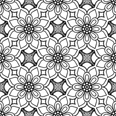 Seamless pattern. Vintage decorative elements