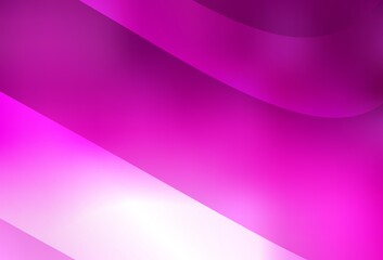 Light Pink vector blurred bright template.