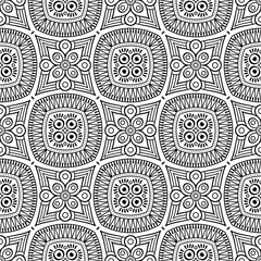 Seamless pattern. Vintage decorative elements