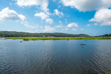 The Paya Seunara Dam is a water source for supply agriculture and drinking water on the island of Weh. Situated in the district of Sabang , the reservoir is one of two freshwater lakes on the island 