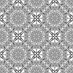 Seamless pattern. Vintage decorative elements
