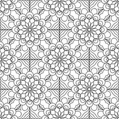 Seamless pattern. Vintage decorative elements