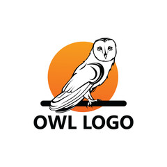 Owl Logo Template Design Vector