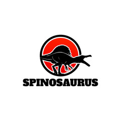 Spinosaurus Logo Template Design Vector © musa