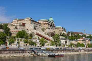 View of Buda Castle in Budapest. Hungary