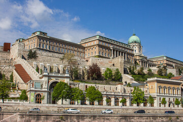 Obraz premium View of Buda Castle in Budapest. Hungary