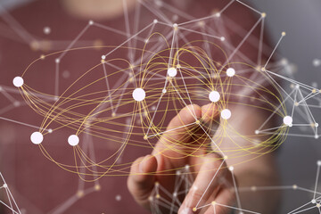 internet net and data digital concept.