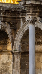 majestic historic Roman landmarks and ruins, Turkey