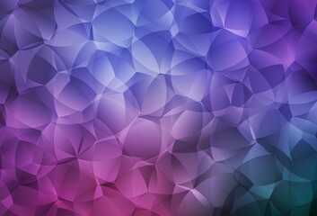 Obraz premium Light Purple, Pink vector template with chaotic shapes.