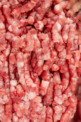 Coarse ground beef and pork