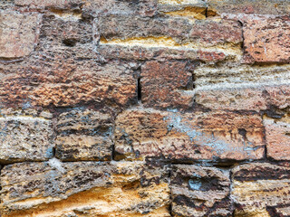 Old grunge brick wall background. Grungy Concrete Surface. Great background or texture.