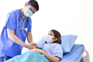 Obraz premium doctor and patient