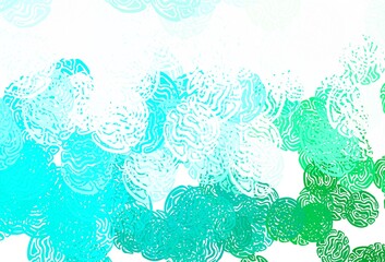 Obraz premium Light Green vector template with chaotic shapes.