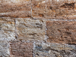 Wall built of natural stone. Can be used as background. Great background or texture.