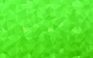 Fototapeta na wymiar Light Green vector shining triangular background. Colorful illustration in abstract style with triangles. Triangular pattern for your design.