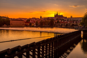 Panorama of old Prague
