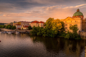 Panorama of old Prague