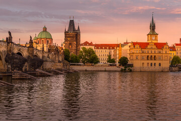 Panorama of old Prague