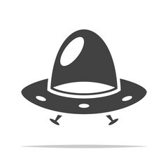 UFO icon vector isolated illustration