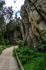 Adrspach-Teplice Rocks sandstone formations, Czech Republic