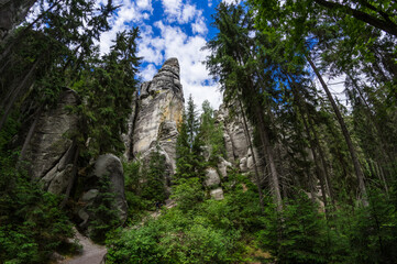 Adrspach-Teplice Rocks sandstone formations, Czech Republic