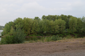 Trees, fields, grass, river collection
