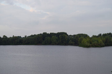 Trees, fields, grass, river collection