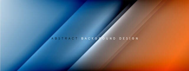 Motion concept neon shiny lines on liquid color gradients abstract backgrounds. Dynamic shadows and lights templates for text