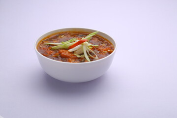 Chicken Manchurian soup