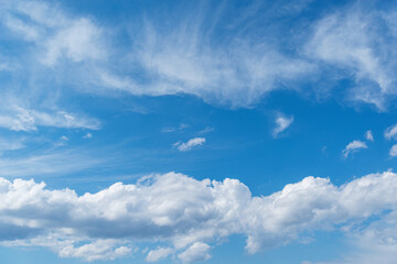 Obraz premium Amazing cloudscape on the sky at day time.