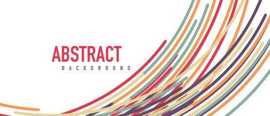 Аbstract moving colorful lines vector backgrounds for cover, placard, poster, banner or flyer