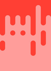 Red Orange color Abstract Rounded Color Lines halftone transition background illustration