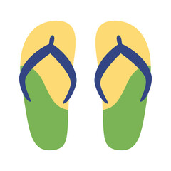 flip flops flat style icon