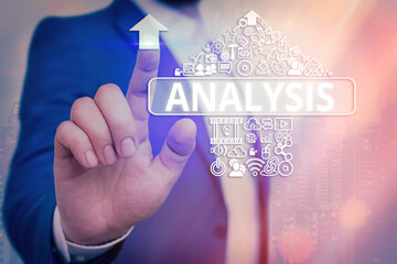 Handwriting text writing Analysis. Conceptual photo examination of anything complicated to understand its nature Information digital technology network connection infographic elements icon