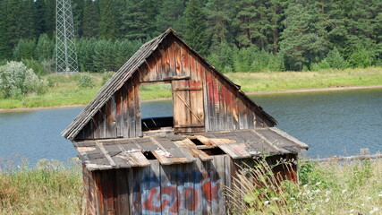 old house in the woods
