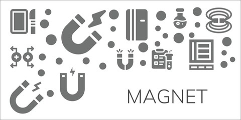 magnet icon set