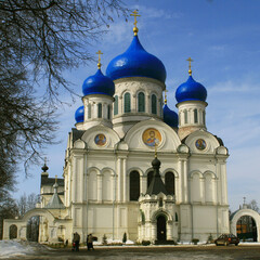 St. Nicholas Cathedral in the village Rogachevo (18th century). Moscow region (2010).