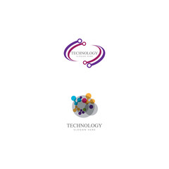 Obraz premium Technology, computer, data and innovation
