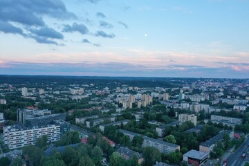Fototapeta premium aerial view of vilnius 