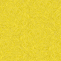 Seamless pattern of Spaghetti Pasta, Ramen noodles