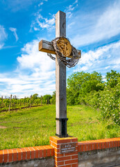 Cross in the fields