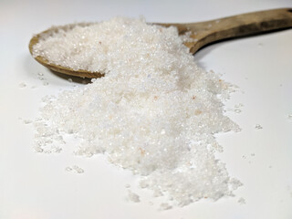 sugar in a spoon