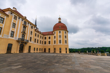Fototapeta na wymiar Moritzburg Castle, Baroque Palace in Saxony