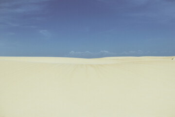 sand dunes and blue sky