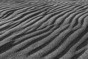 Dune structure black and white