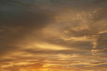 Sunset in the Clouds